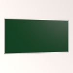 Langwandtafel, Stahlfläche grün, 100x200 cm HxB 